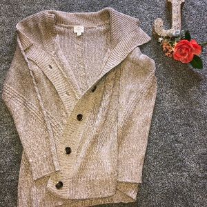 Tan St. John’s Bay Cableknit Sweater- Size XL